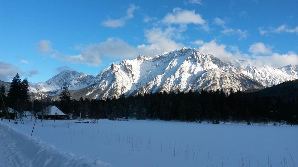 Alpenappartements Schwalbennestl Mittenwald Dış mekan fotoğraf