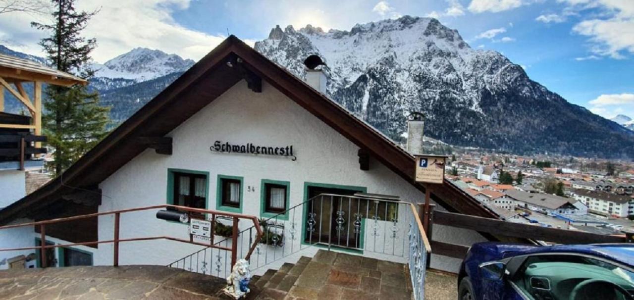 Alpenappartements Schwalbennestl Mittenwald Dış mekan fotoğraf