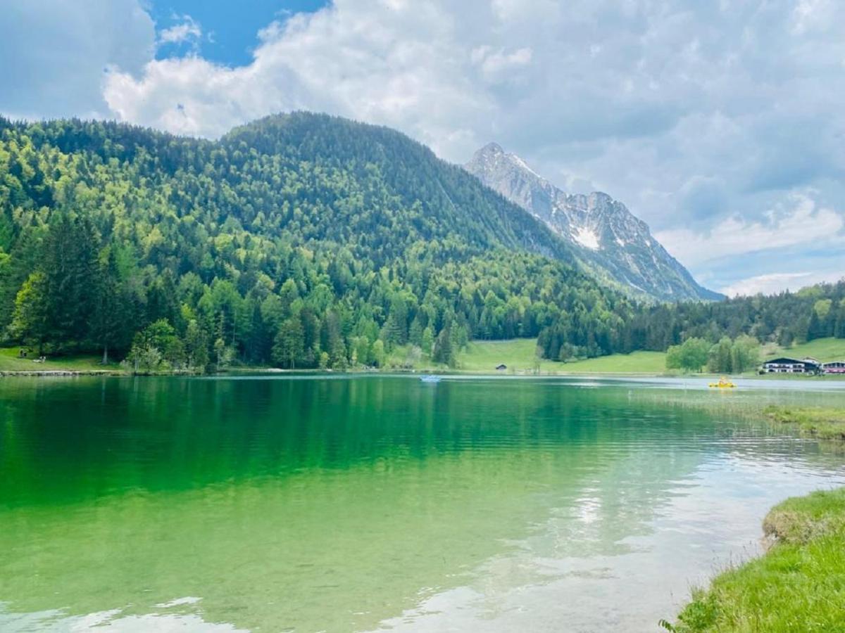 Alpenappartements Schwalbennestl Mittenwald Dış mekan fotoğraf